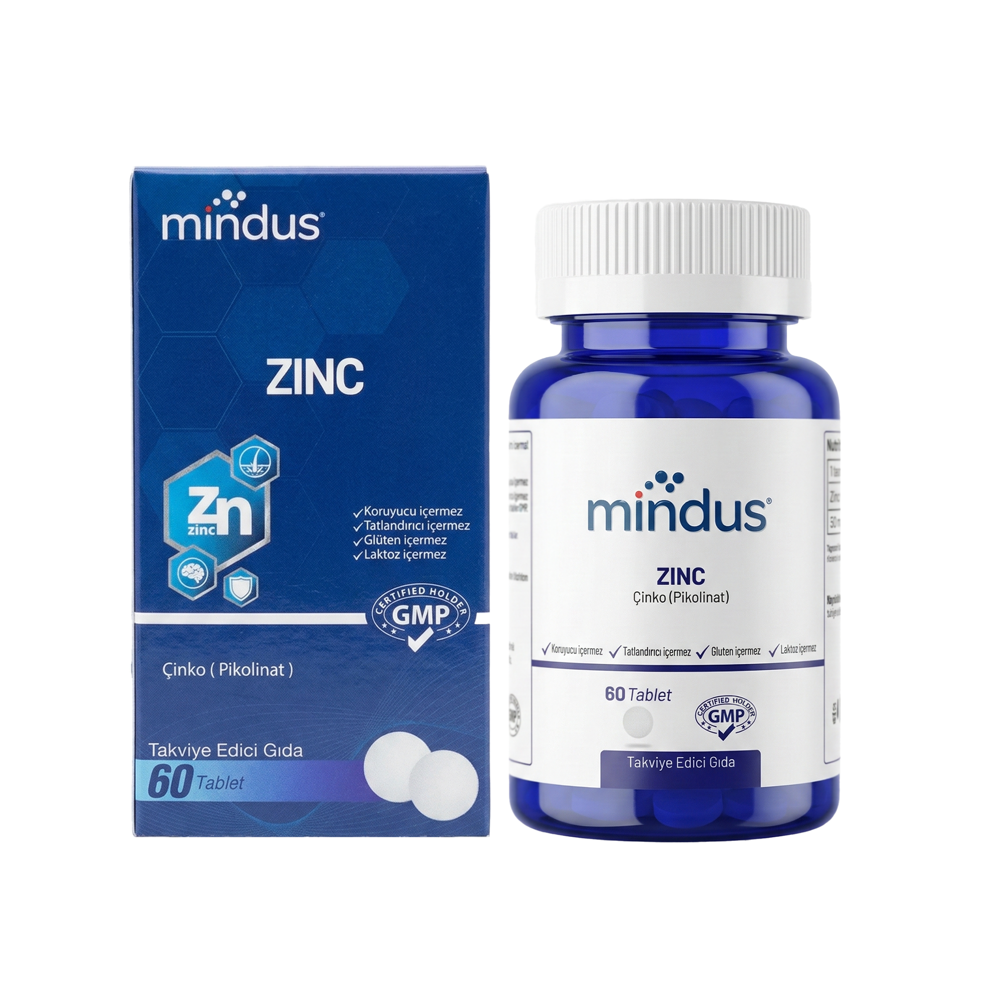 mindus Zinc 60 Tablet