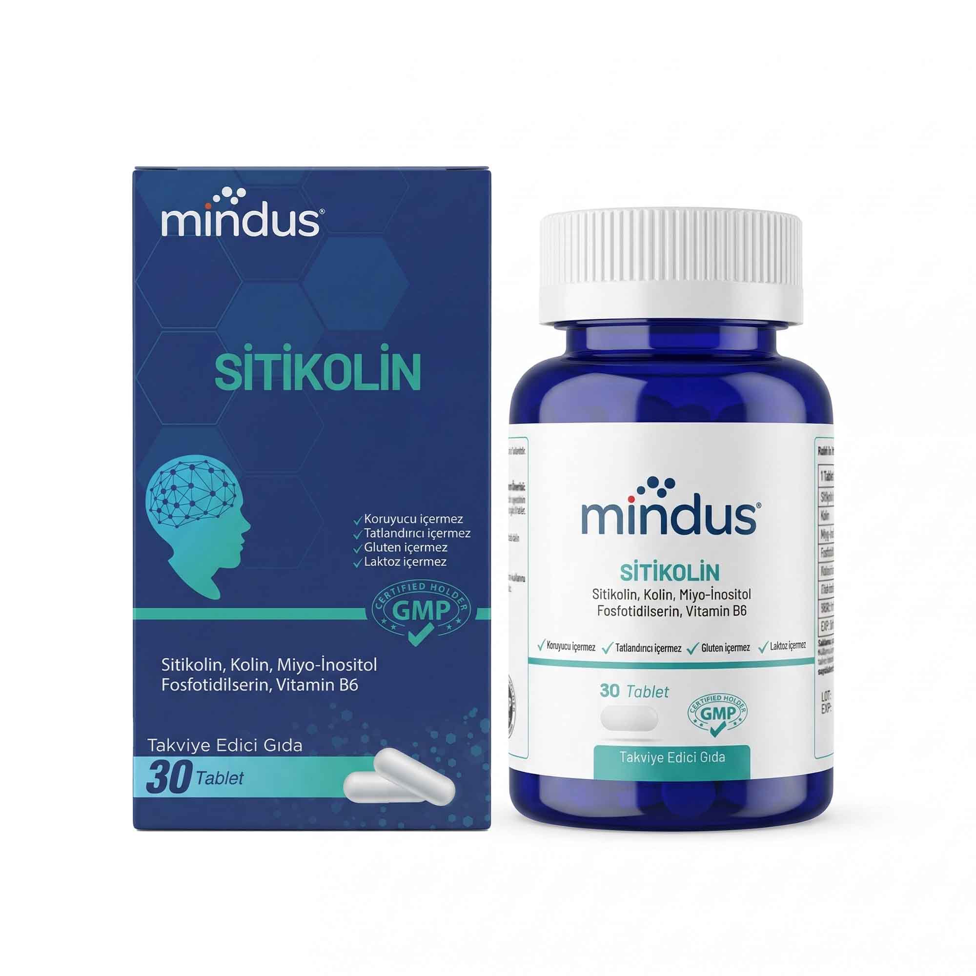 mindus Sitikolin 30 Tablet
