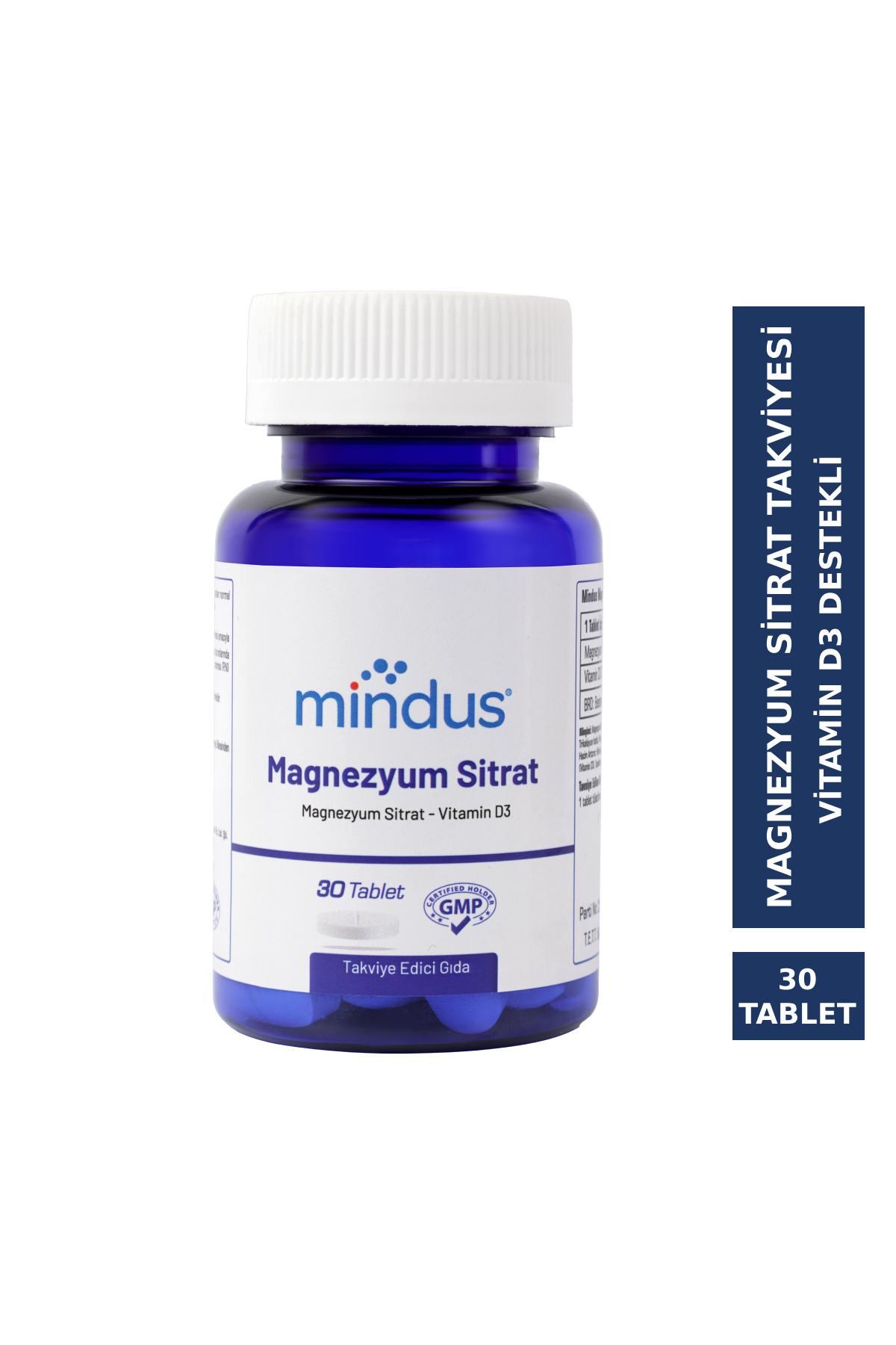 mindus Magnezyum Sitrat 30 Tablet