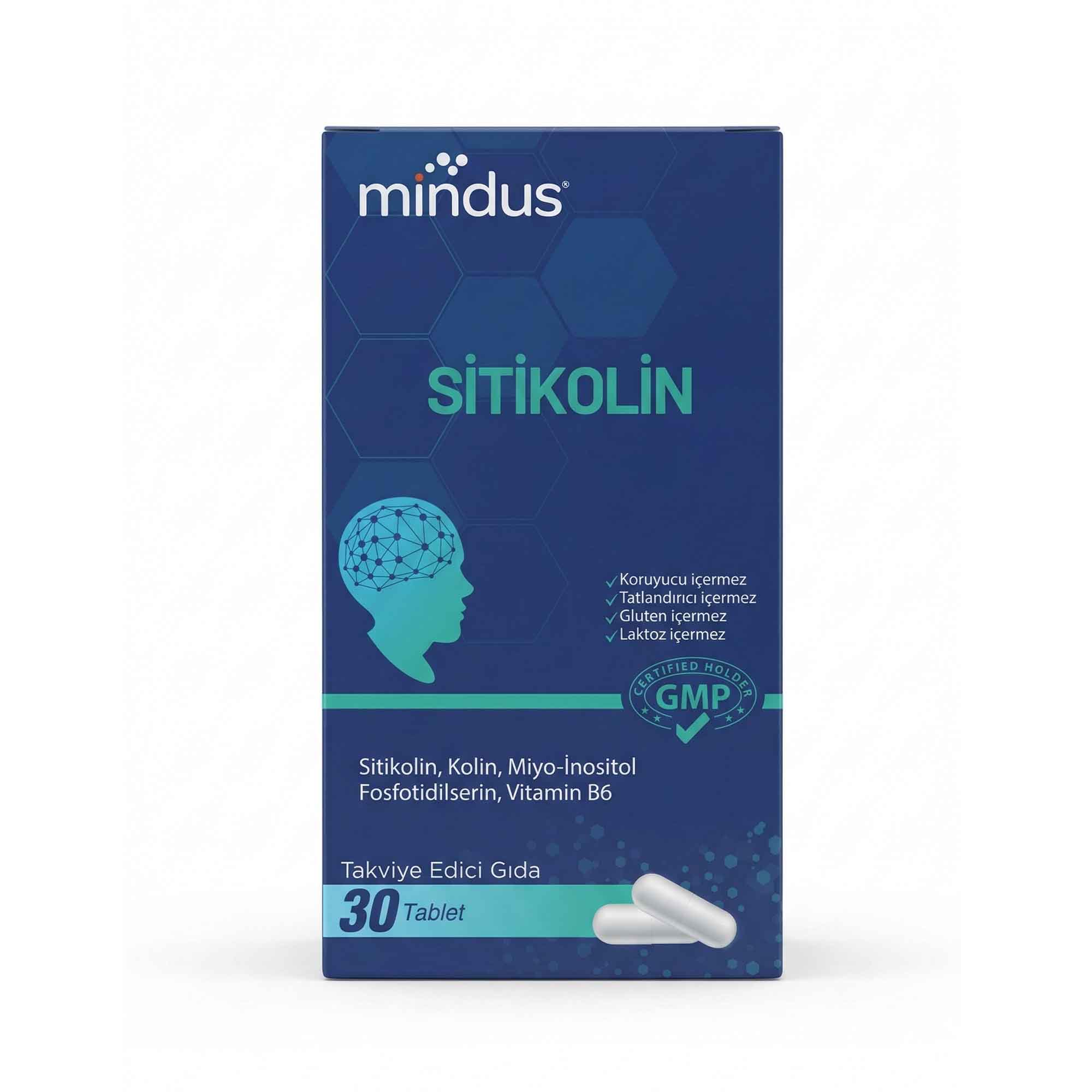 mindus Sitikolin 30 Tablet
